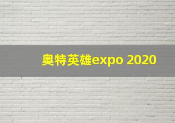 奥特英雄expo 2020